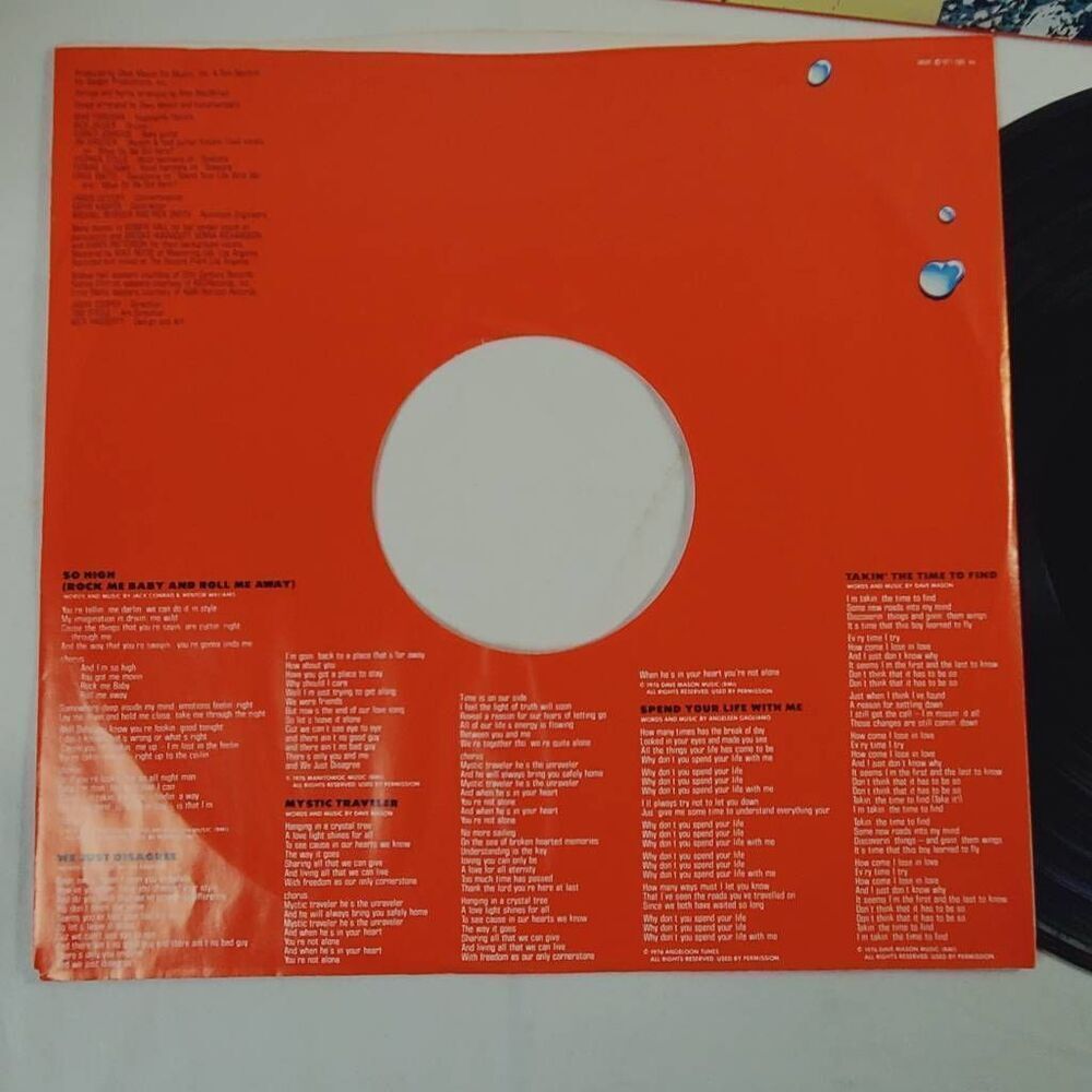 Dave Mason - Let It Flow Vinyl Record Original 1977 - Picture 3 of 9